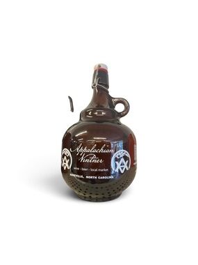 Appalachian Vintner Amber Glass Growler with Swing Top